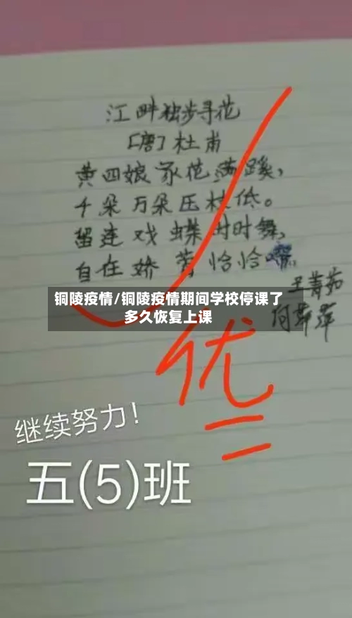 铜陵疫情/铜陵疫情期间学校停课了多久恢复上课