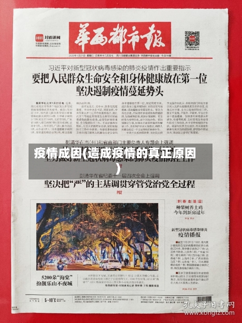 疫情成因(造成疫情的真正原因)