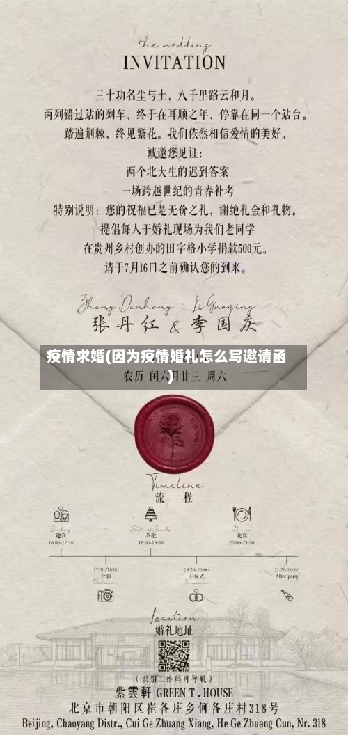 疫情求婚(因为疫情婚礼怎么写邀请函)