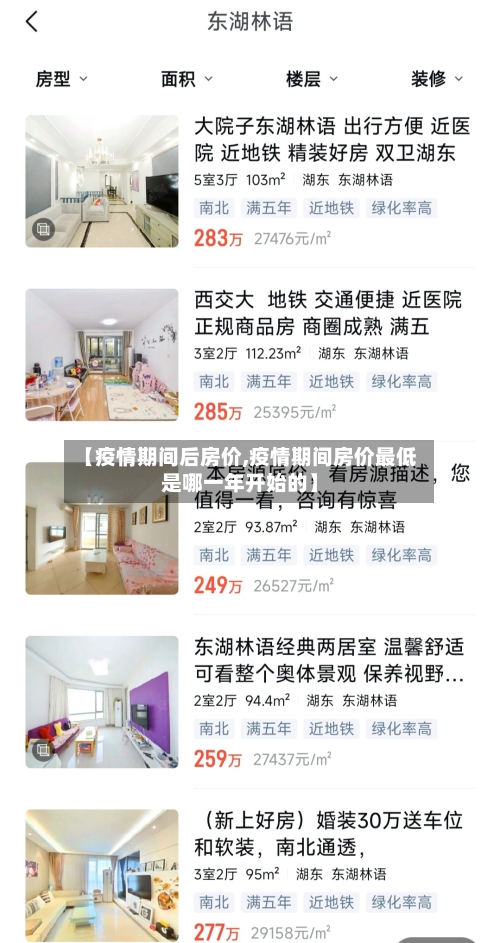 【疫情期间后房价,疫情期间房价最低是哪一年开始的】