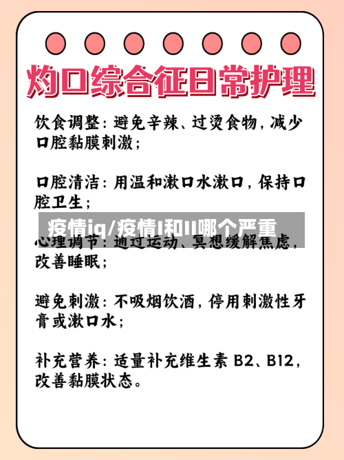 疫情iq/疫情I和II哪个严重