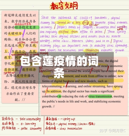 包含莲疫情的词条