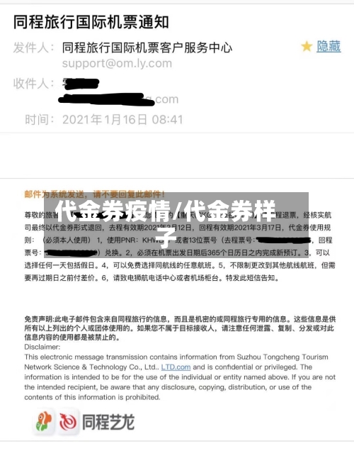 代金券疫情/代金券样子