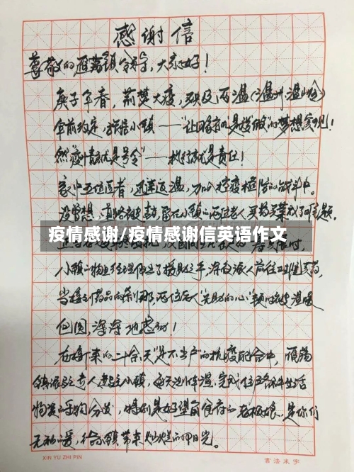 疫情感谢/疫情感谢信英语作文