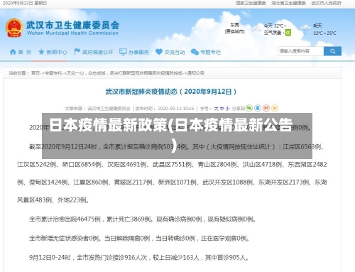 日本疫情最新政策(日本疫情最新公告)-第3张图片