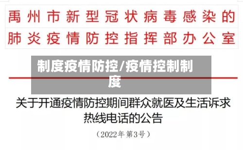 制度疫情防控/疫情控制制度
