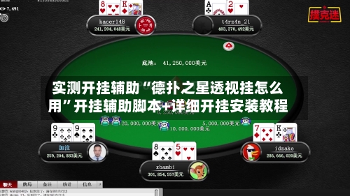 实测开挂辅助“德扑之星透视挂怎么用	”开挂辅助脚本+详细开挂安装教程-第2张图片