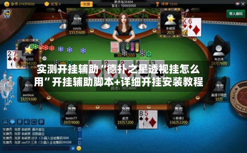 实测开挂辅助“德扑之星透视挂怎么用”开挂辅助脚本+详细开挂安装教程-第3张图片