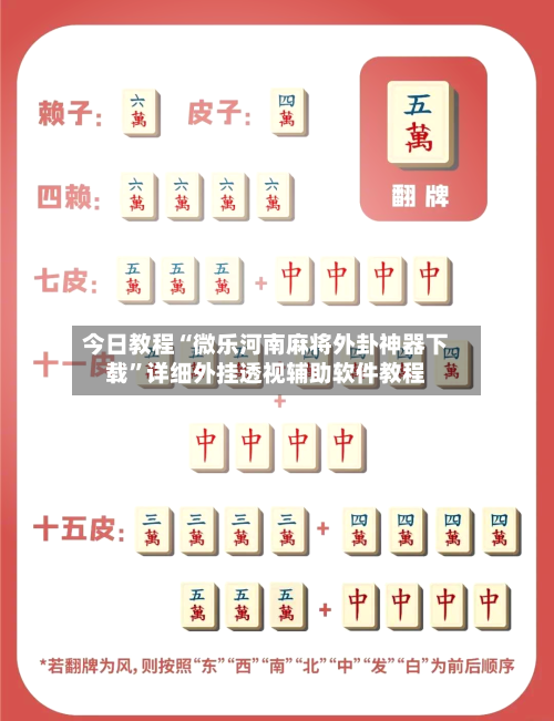 今日教程“微乐河南麻将外卦神器下载”详细外挂透视辅助软件教程
