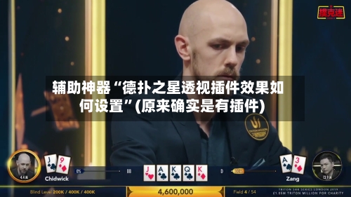 辅助神器“德扑之星透视插件效果如何设置”(原来确实是有插件)