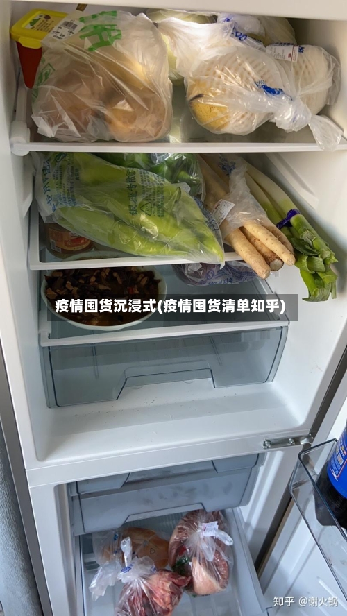 疫情囤货沉浸式(疫情囤货清单知乎)