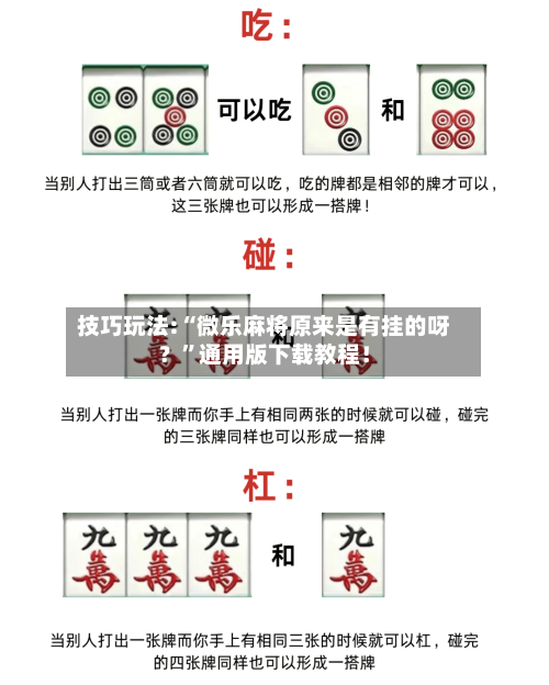 技巧玩法:“微乐麻将原来是有挂的呀？”通用版下载教程！