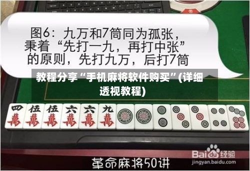 教程分享“手机麻将软件购买”(详细透视教程)-第3张图片