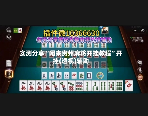 实测分享“闲来贵州麻将开挂教程”开挂(透视)辅助-第2张图片