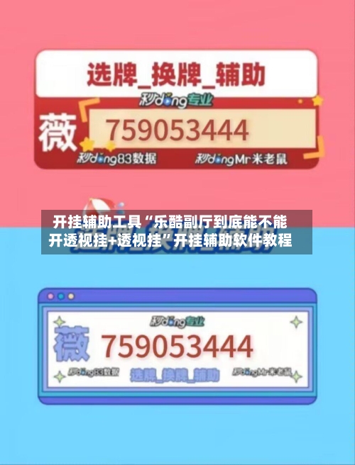 开挂辅助工具“乐酷副厅到底能不能开透视挂+透视挂”开挂辅助软件教程-第3张图片