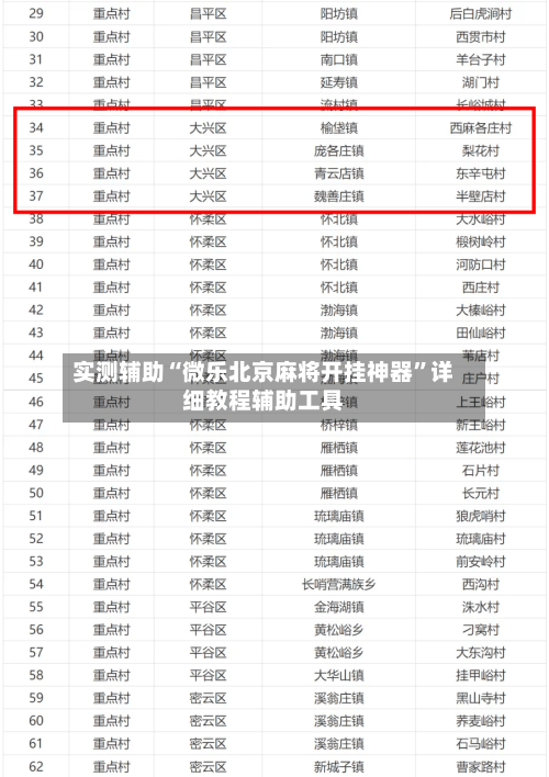 实测辅助“微乐北京麻将开挂神器”详细教程辅助工具