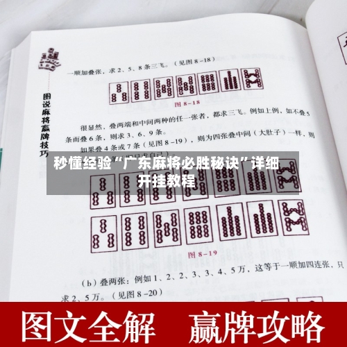 秒懂经验“广东麻将必胜秘诀”详细开挂教程