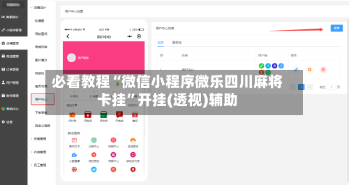 必看教程“微信小程序微乐四川麻将卡挂”开挂(透视)辅助-第2张图片