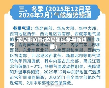 拉尼娜疫情(拉尼娜现象最新进展)