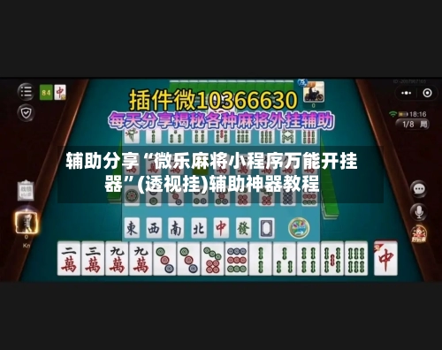 辅助分享“微乐麻将小程序万能开挂器”(透视挂)辅助神器教程-第2张图片