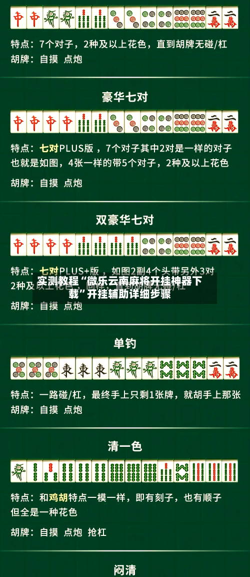 实测教程“微乐云南麻将开挂神器下载”开挂辅助详细步骤-第2张图片