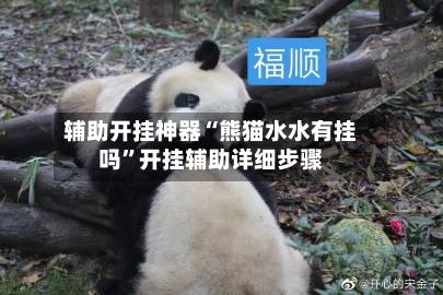 辅助开挂神器“熊猫水水有挂吗”开挂辅助详细步骤