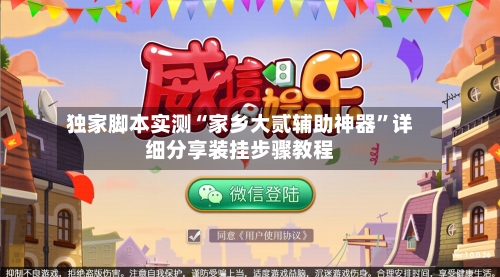 独家脚本实测“家乡大贰辅助神器”详细分享装挂步骤教程-第3张图片