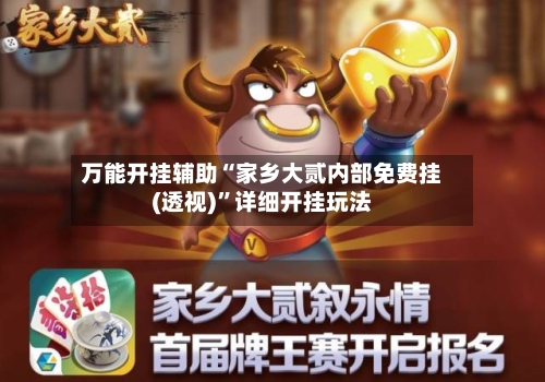 万能开挂辅助“家乡大贰内部免费挂(透视)”详细开挂玩法