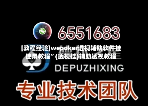 [教程经验]wepoker透视辅助软件挂使用教程”(透视挂)辅助透视教程