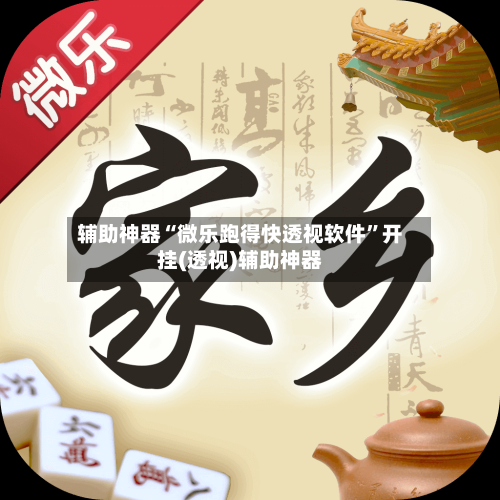 辅助神器“微乐跑得快透视软件”开挂(透视)辅助神器-第3张图片