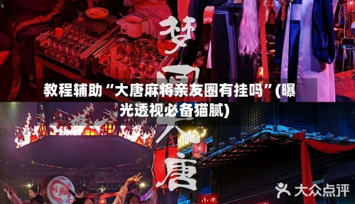 教程辅助“大唐麻将亲友圈有挂吗”(曝光透视必备猫腻)-第2张图片