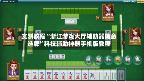 实测教程“浙江游戏大厅辅助器随意选牌”科技辅助神器手机版教程-第3张图片