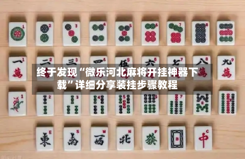 终于发现“微乐河北麻将开挂神器下载”详细分享装挂步骤教程-第2张图片