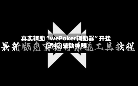 真实辅助“wePoker辅助器”开挂(透视)辅助神器-第2张图片