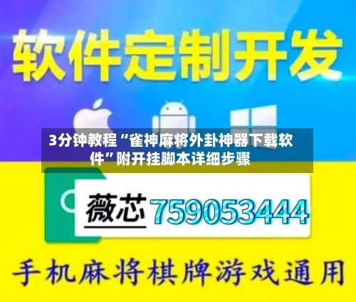 3分钟教程“雀神麻将外卦神器下载软件”附开挂脚本详细步骤-第2张图片