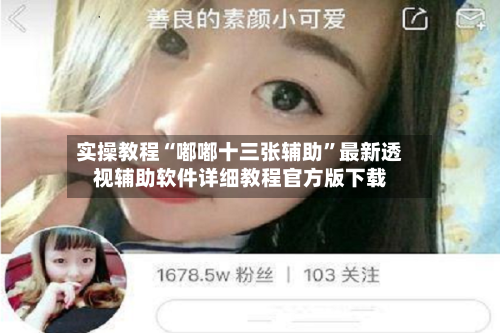 实操教程“嘟嘟十三张辅助	”最新透视辅助软件详细教程官方版下载-第2张图片