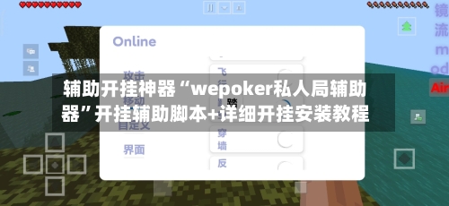 辅助开挂神器“wepoker私人局辅助器”开挂辅助脚本+详细开挂安装教程