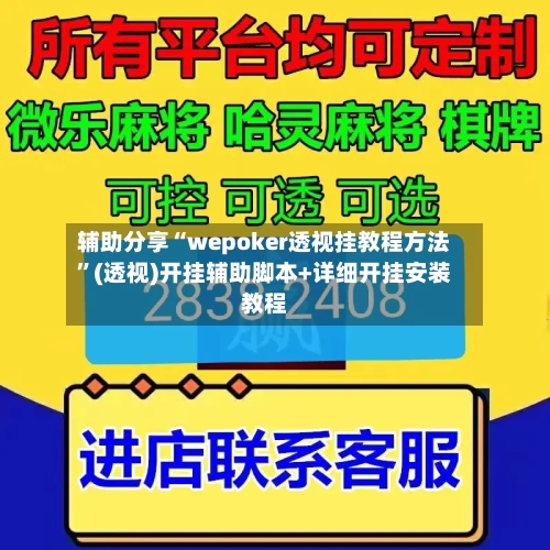 辅助分享“wepoker透视挂教程方法”(透视)开挂辅助脚本+详细开挂安装教程-第2张图片