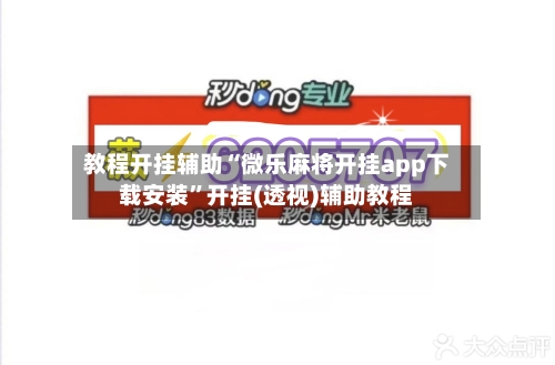 教程开挂辅助“微乐麻将开挂app下载安装”开挂(透视)辅助教程