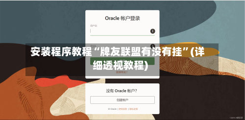 安装程序教程“牌友联盟有没有挂”(详细透视教程)-第3张图片