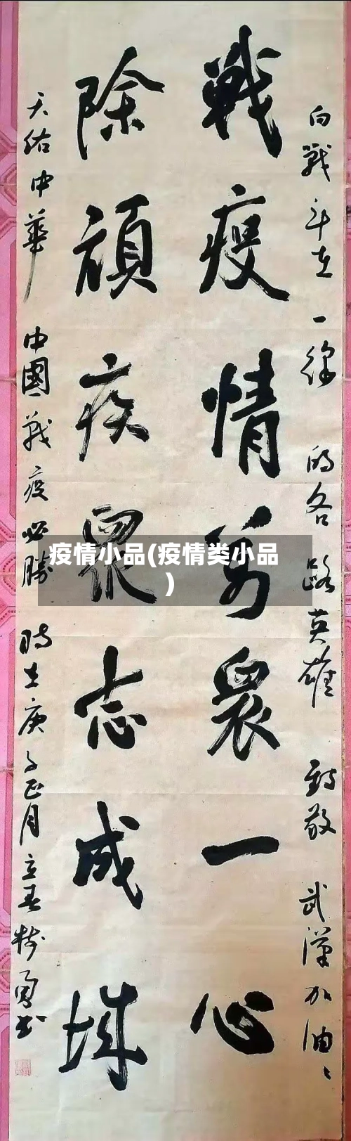 疫情小品(疫情类小品)-第3张图片