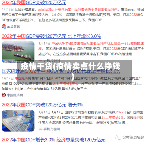 疫情干货(疫情卖点什么挣钱)-第3张图片