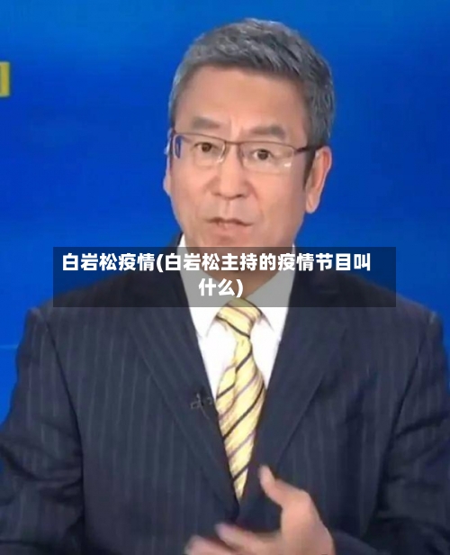 白岩松疫情(白岩松主持的疫情节目叫什么)-第2张图片