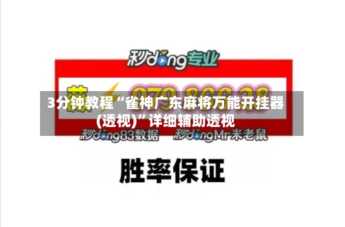 3分钟教程“雀神广东麻将万能开挂器(透视)”详细辅助透视-第2张图片