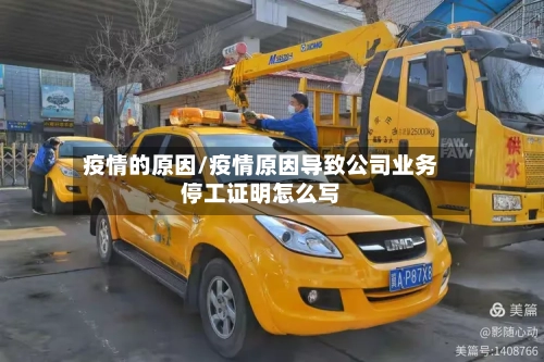 疫情的原因/疫情原因导致公司业务停工证明怎么写-第2张图片