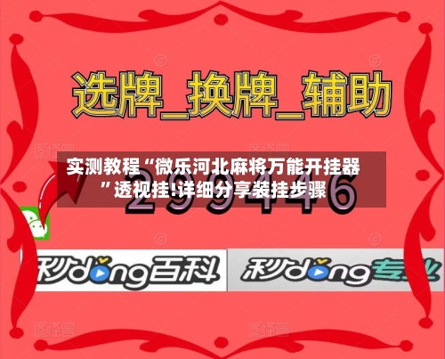 实测教程“微乐河北麻将万能开挂器”透视挂!详细分享装挂步骤-第2张图片