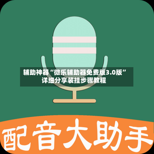 辅助神器“微乐辅助器免费版3.0版	”详细分享装挂步骤教程-第2张图片