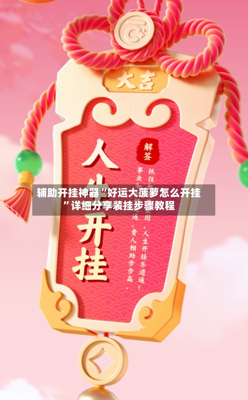 辅助开挂神器“好运大菠萝怎么开挂”详细分享装挂步骤教程-第3张图片