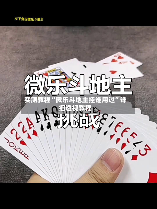 实测教程“微乐斗地主挂谁用过	”详细透视教程-第2张图片