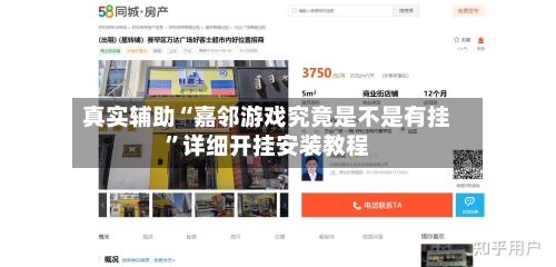 真实辅助“嘉邻游戏究竟是不是有挂”详细开挂安装教程